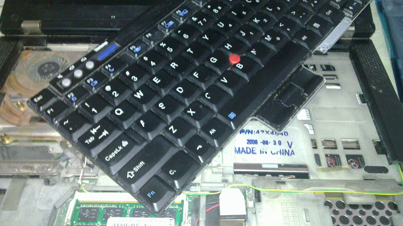When ‘q‘ started to misbehave, I started to use more force and managed. But when ‘a‘ started to fail, I buckled and replaced keyboard in my T400. Sadly, legendary Thinkpad quality is no longer here with +Lenovo  . It's not even 6 years since I've got this laptop. #plannedObsolescence<p>Keyboard wear shows my usage patterns:
– ctrl-a for long term screen usage (SPACE is also worn)
– similarly, alt+a because of irssi
– C destroyed by multitude of mailboxes in my mutt
– winkey (+ numbers) thanks to multiple virtual desktops in +GNOME
– I&#39;m not sure why S and N are so beaten up. " class="media" itemprop="image"><p>When ‘q‘ started to misbehave, I started to use more force and managed. But when ‘a‘ started to fail, I buckled and replaced keyboard in my T400. Sadly, legendary Thinkpad quality is no longer here with +Lenovo  . It&#39;s not even 6 years since I&#39;ve got this laptop. #plannedObsolescence</p>
<p>Keyboard wear shows my usage patterns:
– ctrl-a for long term screen usage (SPACE is also worn)
– similarly, alt+a because of irssi
– C destroyed by multitude of mailboxes in my mutt
– winkey (+ numbers) thanks to multiple virtual desktops in +GNOME
– I&#39;m not sure why S and N are so beaten up. </p></a></div><span itemprop="audience"><div class="visibility">Shared with: Public, <a href="<a class=